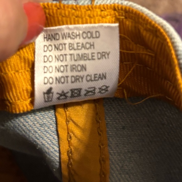 Stylish Denim Cap with Orange Skull Details! - Picture 6 of 6